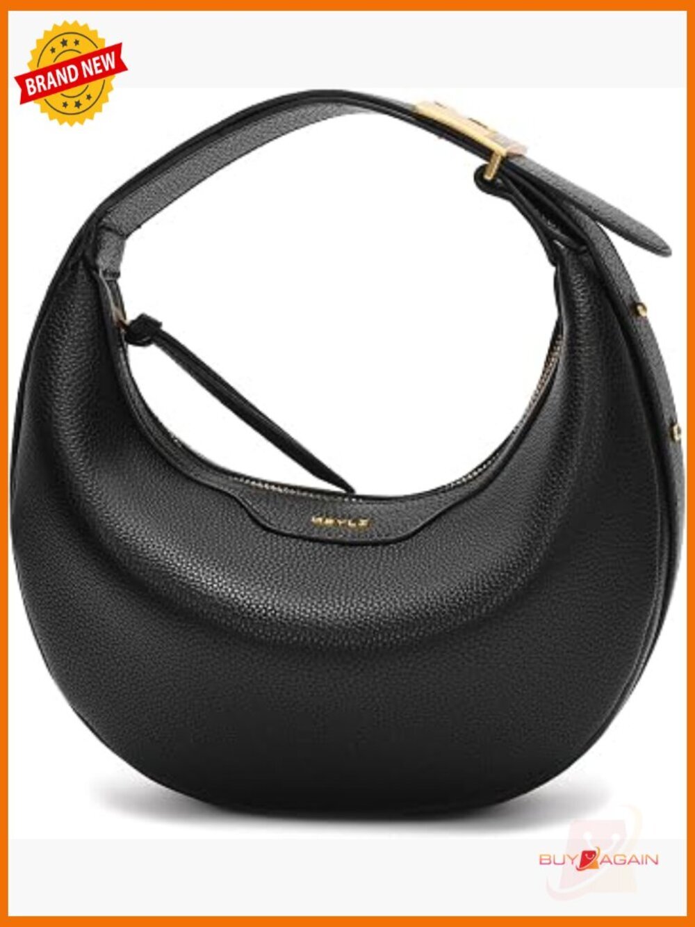 Crescent Shoulder Bag Women Trendy Leather Crossbody Hobo Purse Vegan Clutch
